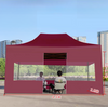 Tente Pop-up pliable avec cadre d'auvent robuste, pied de qualité supérieure, pour événements commerciaux, tentes d'exposition imperméables en aluminium