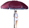 Conception personnalisée de haute qualité avec impression de logo Sun Smart promotionnel pour la publicitéParapluie de plage extérieur pliant