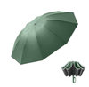 Parapluie de lampe de poche LED automatique, Super grand, trois plis, pluie ensoleillée, double usage, rotatif à 180 degrés, vente en gros