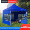 Tente pliante moderne 3x3 étanche pour salon commercial, cadre en acier, auvent Pop, fêtes en plein air, événements, impression de Logo personnalisable