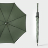 Parapluie de golf droit semi-automatique coupe-vent double couche pongé personnalisé en usine paraguay sombrillas différentes poignées