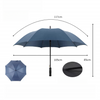 Parapluie de golf avec logo Base coupe-vent pour parapluie Revêtement UV Ouverture automatique Poignée Eva Impression personnalisée Publicité Parapluies de pluie à double auvent 