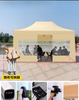 Auvent pop-up pliable avec cadre en aluminium de luxe, avec publicité imprimée personnalisée pour tentes de salons commerciaux