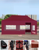Tente de plage pliante imprimée personnalisée, présentoir promotionnel pour salon commercial, cadre d'auvent Pop-up, tentes d'exposition imperméables en aluminium