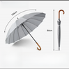 Parapluie de plage droit avec Logo imprimé personnalisé, vente en gros, Promotion publicitaire, grand parapluie coupe-vent pour la pluie