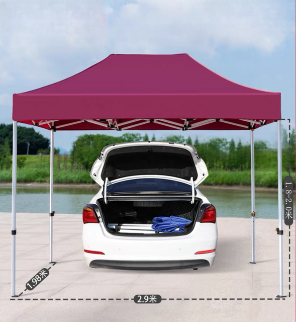 Tente pop-up étanche en aluminium pour 3 à 4 personnes, pour camping en plein air et tente de salon commercial