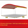 Tente gazébo coupe-vent portable personnalisée, chapiteau facile à monter, auvent de plage pop-up 10x16 pieds, pour salon commercial et événement