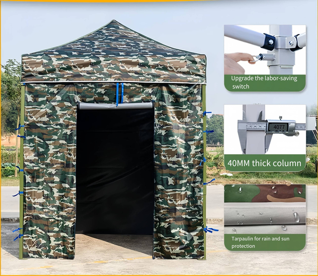 Tente pliante personnalisée de 3x3 mètres d'épaisseur, stand d'exposition publicitaire, auvent à quatre coins, tente gonflable publicitaire à vendre