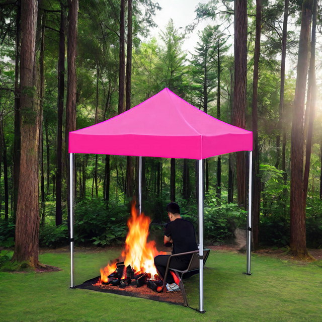 Chapiteau promotionnel imperméable imprimé personnalisé 6x6 pieds, tente PopUp, auvent pliable, gazébo pour la publicité