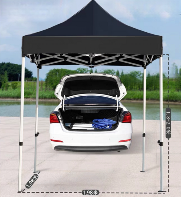 Toit de tente avec Logo, promotion du salon commercial 2x2, publicité Pop-Up, impression personnalisée, auvent 6x6