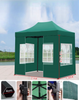 Auvent de tente Pop Portable pliable et personnalisé, auvent extérieur imprimé 600D, tentes d'exposition imperméables en aluminium