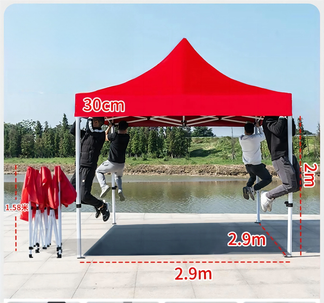 En gros 10x10ft Pop Up auvent chapiteau Logo personnalisé imprimé salon commercial publicité tente pliante tente de fête