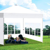 Tente de salon commercial pliable personnalisée 10x10 pieds, tente publicitaire pour événement en plein air