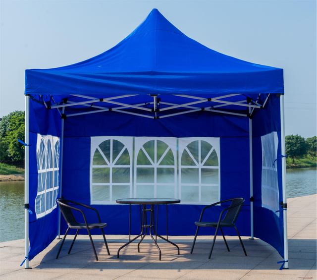 Tente pliante moderne 3x3 étanche pour salon commercial, cadre en acier, auvent Pop, fêtes en plein air, événements, impression de Logo personnalisable