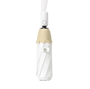 Parapluie à la mode pluie 3 pliant commande manuelle parasol manche en bois impression personnalisée pour adultes