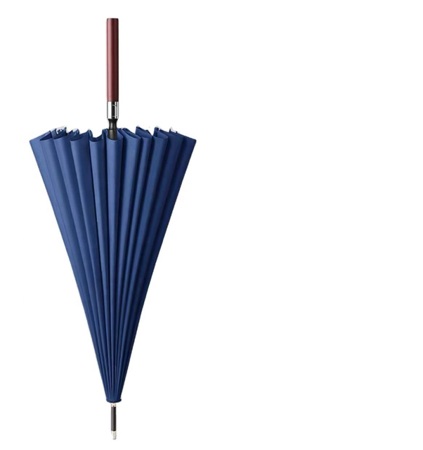 Parapluie irisé à ouverture automatique 24k, Logo personnalisé, Parasol coupe-vent de Golf, longue poignée droite, arc-en-ciel