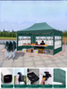 Auvent structure de toit, tente pop-up, auvent, fenêtre, gazébo de jardin, pare-soleil extérieur, tentes de salon commercial