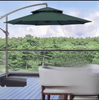 Pôle latéral piscine pliant patio tissu imperméable personnalisé pare-soleil extérieur en porte-à-faux jardin parasol parapluie soleil de plage
