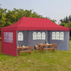 Tente auvent pliable avec logo personnalisé imprimé, 10x20 pieds, tente publicitaire pour salon commercial, vente en gros