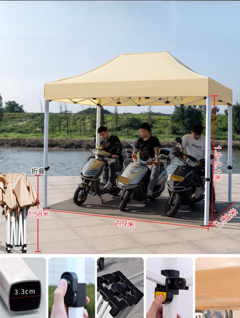 Tente de belvédère publicitaire imprimée personnalisée, auvent d'extérieur Pop-up, tente de fête avec Logo imprimé, tentes d'exposition imperméables en aluminium
