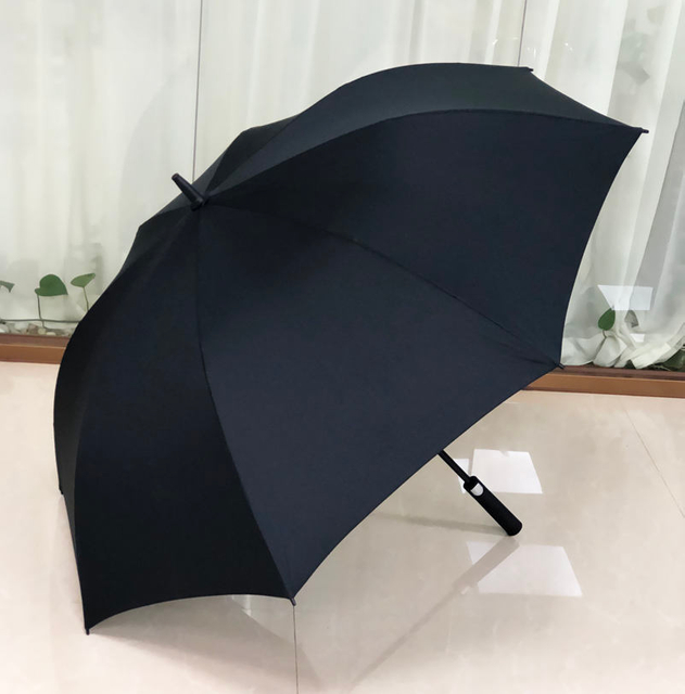 Parapluie de Golf à cadre automatique en fibre de verre, Extra Large, avec Logo imprimé, étanche, pour adultes, pour le Camping, suspendu, vente en gros
