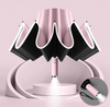 23 pouces 10k Double couche ventilée trois parapluie pliant Portable enduit d'argent parapluie automatique étanche