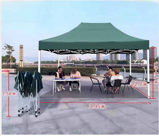 Auvent Pop-Up de haute qualité avec logo, tente de salon commercial, publicité extérieure, tente pliante, gazébo en tissu