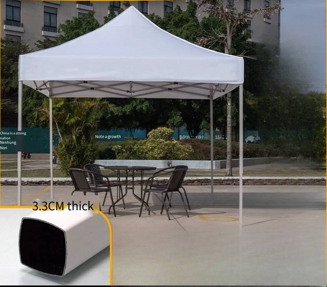 Vente chaude d'usine tente commerciale conception professionnelle gratuite affichage publicitaire tente commerciale 10 X20ft auvent tente pliante Gazebo