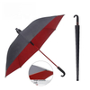 Parapluie de golf droit et automatique, avec Logo personnalisé, résistant au vent, avec Logo personnalisé, bon marché, pour l'extérieur, marque promotionnelle