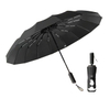 Parapluie irisé à ouverture automatique, Logo personnalisé 16K, Parasol coupe-vent de Golf pour adulte