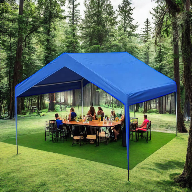 Tente pliante à assembler pour fête de jardin en plein air, 10x10 pieds, auvent pour événements et salons commerciaux