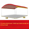 Tente gazébo coupe-vent portable personnalisée, chapiteau facile à monter, auvent de plage pop-up 10x16 pieds, pour salon commercial et événement