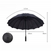 Parapluie droit classique Unique pour hommes et femmes, impression personnalisée, résistant au vent, 27 pouces, pluie, personnalisé, sans minimum, bâton publicitaire