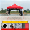 Auvent Pop up pliable de haute qualité, 2x2m 2x3m 3x3m 3x4.5m 3x6m, tente de salon commercial, gazébo publicitaire extérieur en tissu Polyester