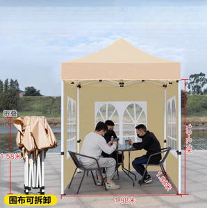 Tente de belvédère en acier auvent personnalisé en gros pour événement de fête de salon commercial tentes d'exposition imperméables en aluminium de conception pop-up pliante
