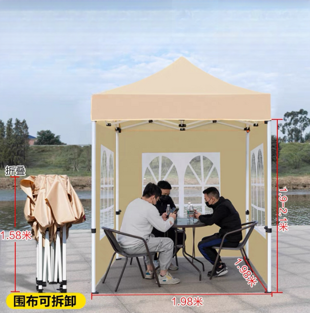 Tente de belvédère en acier auvent personnalisé en gros pour événement de fête de salon commercial tentes d'exposition imperméables en aluminium de conception pop-up pliante