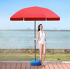Coupe-vent et imperméable personnalisés pour le camping sur la plage, utilisation promotionnelle en extérieur, contrôle manuel, parapluie de luxe en gros