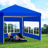 Tente de salon commercial pliable personnalisée 10x10 pieds, tente publicitaire pour événement en plein air