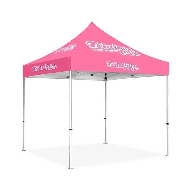 Tente publicitaire pliante extérieure pour événement de promotion personnalisée, fourniture d'usine de conception gratuite