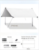 Fabrication de tentes de camping en plein air, auvent pour Sun Van, équipement de camping