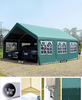 5x6 Outdo ou aluminium Budget Lite cadre auvent tente impression personnalisée Logo promotionnel pliant Gazebo Commercial pour les salons commerciaux