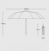 Cinq parapluie pliant de haute qualité taille de téléphone portable petite mini poche pluie parasol avec logo personnalisé impression numérique parapluie de plage