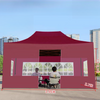 Tente de plage pliante imprimée personnalisée, présentoir promotionnel pour salon commercial, cadre d'auvent Pop-up, tentes d'exposition imperméables en aluminium