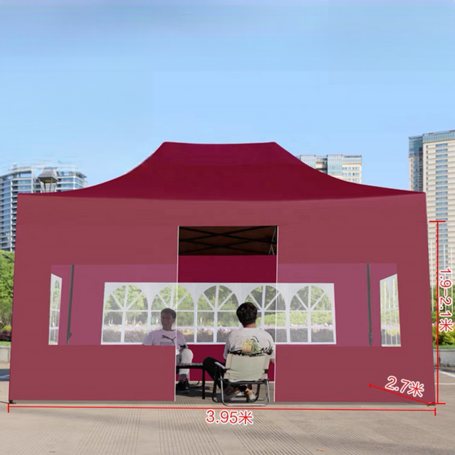 Tente de plage pliante imprimée personnalisée, présentoir promotionnel pour salon commercial, cadre d'auvent Pop-up, tentes d'exposition imperméables en aluminium