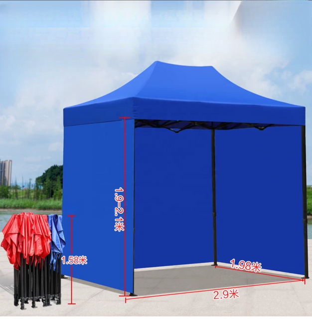 Gazebo publicitaire, tente d'exposition, tente de magasin, cadre en acier, tente pliante Pop-Up pour événements en plein air