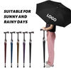 Parapluie droit de haute qualité, coupe-vent et imperméable, Design UV classique personnalisé pour adultes, pare-soleil avec Logo personnalisé