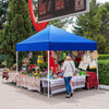 tentes pliantes de salon commercial d'auvent promotionnel de belvédère de marché de tente se pliante de la conception 3x3