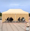 Tente d'événement Pop-up imprimée sur mesure, cadre en aluminium, paroi latérale en tissu et couverture en Polyester, tentes d'exposition imperméables en aluminium