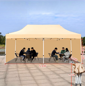 Tente d'événement Pop-up imprimée sur mesure, cadre en aluminium, paroi latérale en tissu et couverture en Polyester, tentes d'exposition imperméables en aluminium