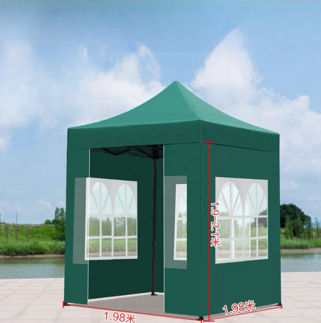 Auvent de tente Pop Portable pliable et personnalisé, auvent extérieur imprimé 600D, tentes d'exposition imperméables en aluminium
